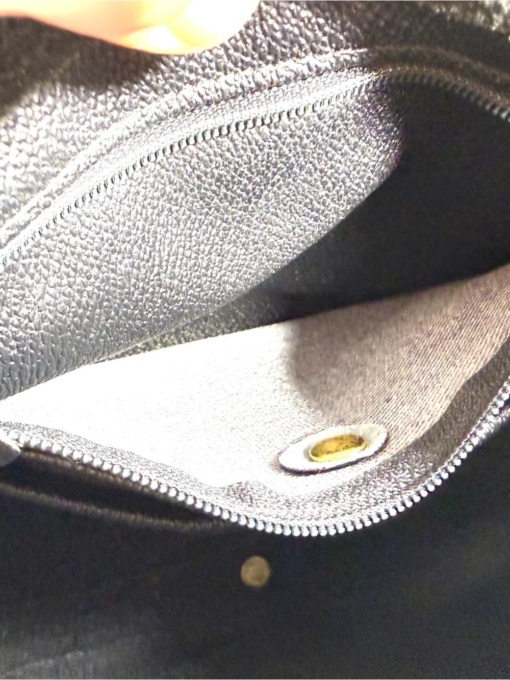 Dooney & Bourke Black Pebbled Leather Messenger with Gold-Tone Buckle
